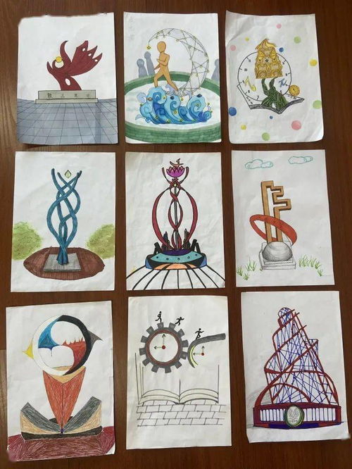 創(chuàng)意飛揚(yáng)，藝術(shù)筑夢(mèng) 濟(jì)南中學(xué)唐冶校區(qū)高一年級(jí)舉辦“我為濟(jì)中設(shè)計(jì)的雕塑”美術(shù)設(shè)計(jì)繪畫展評(píng)活動(dòng)