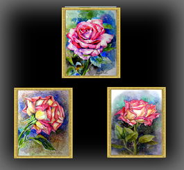 典雅綻放 歐美風(fēng)玫瑰無(wú)框油畫裝飾畫設(shè)計(jì)素材與應(yīng)用指南