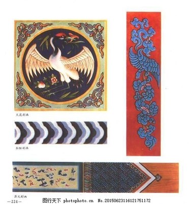 中國古典建筑裝飾圖案選0225 傳統美學與現代設計的交融